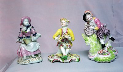 Figurines de Longton Hall, vers 1755 - English School